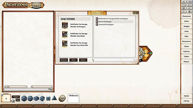 Fantasy Grounds - Pathfinder(R) for Savage Worlds Archetype Set 1