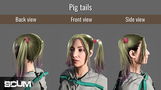 SCUM Female Hair Pack