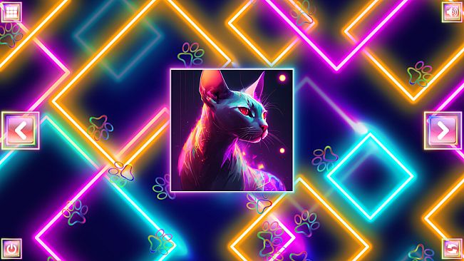 Neon Fantasy: Cats