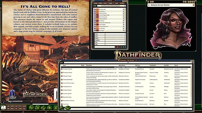 Fantasy Grounds - Pathfinder 2 RPG - Lost Omens: Cheliax, Infernal Inheritance