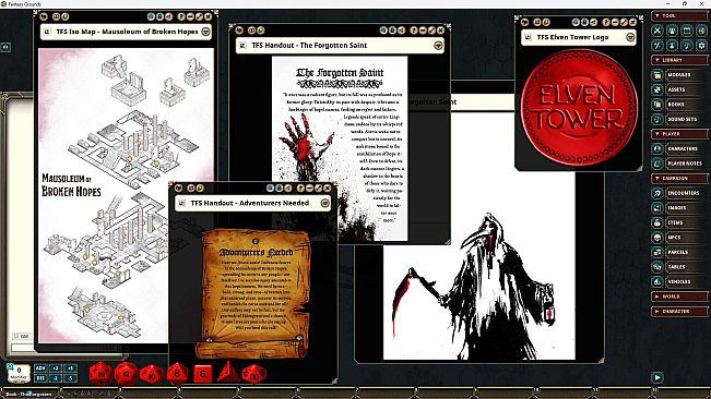 Fantasy Grounds - The Forgotten Saint - Level-2