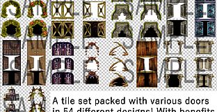 RPG Maker MV - NATHUHARUCA Door Tilesets