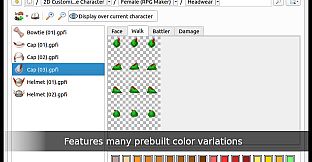 Game Character Hub PE: 2D Customizable Character - Female