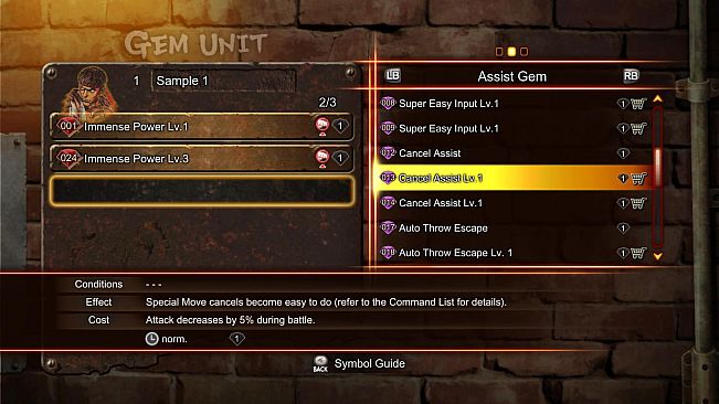 Street Fighter X Tekken: Street Fighter/Tekken Shared Assist Gem Pack 1