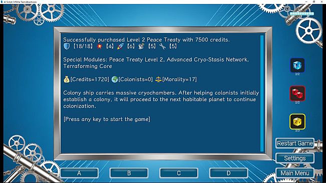 AI Script: Infinite Text Adventures