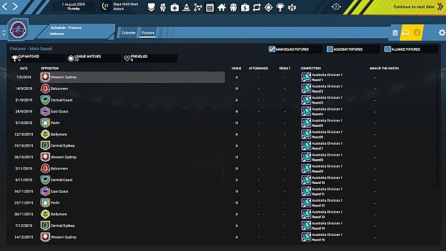 Rugby Union Team Manager 3