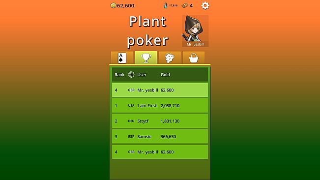 Plant poker