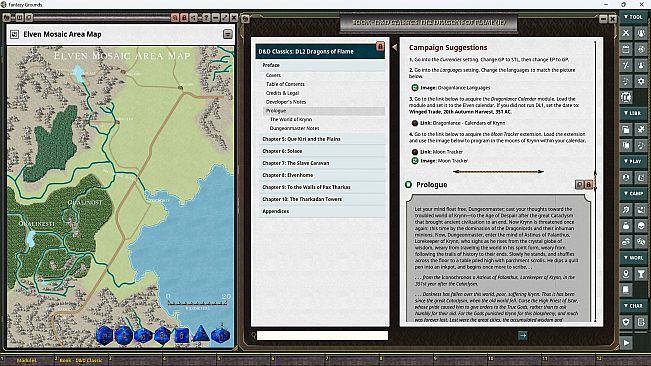 Fantasy Grounds - D&D Classics: DL2 Dragons of Flame (1E)