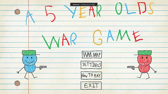 A 5 Year Old's War Game