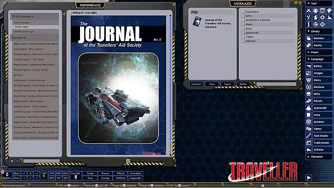 Fantasy Grounds - Journal of the Travellers' Aid Society Volume 6