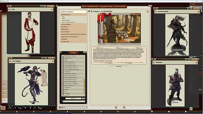 Fantasy Grounds - Pathfinder RPG - Campaign Setting: Lands of Conflict