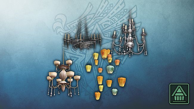 Monster Hunter World: Iceborne - MHW: I Room Decor: Lighting Set