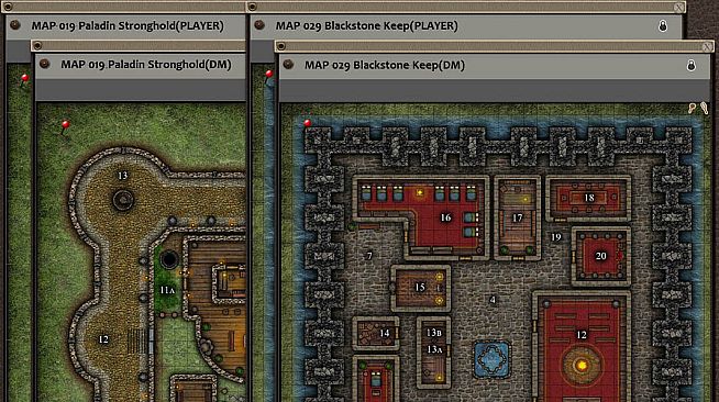 Fantasy Grounds - Paths to Adventure: Castles and Strongholds (Map Packs)