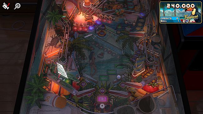 Zaccaria Pinball - Tropical Deluxe Pinball Table