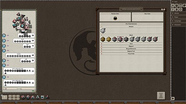 Fantasy Grounds - Metal Dice Pack
