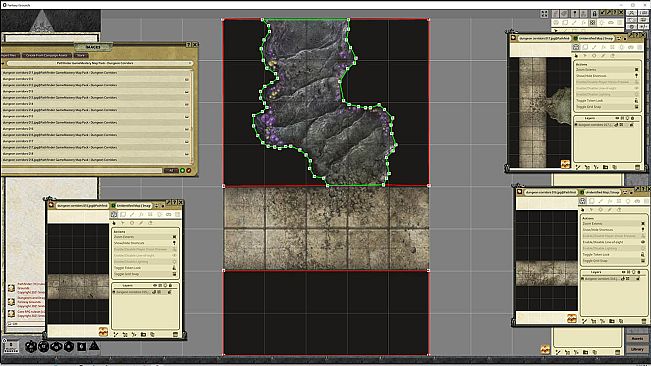 Fantasy Grounds - Pathfinder RPG - GameMastery Map Pack: Dungeon Corridors