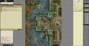 Fantasy Grounds - Pathfinder RPG - Pathfinder Flip-Mat - Classic City Gates