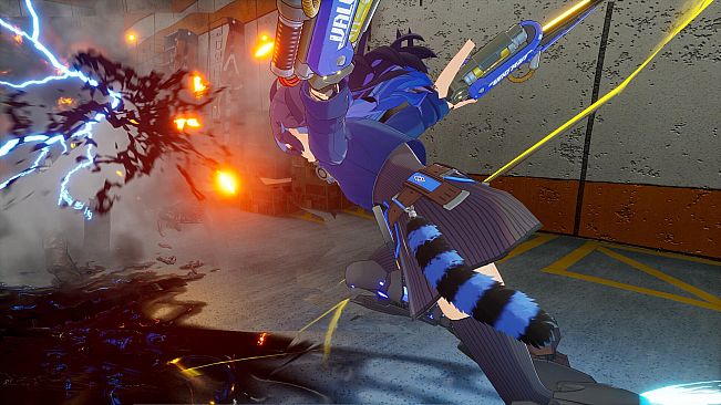 FULL METAL SCHOOLGIRL - Accessory: "Blue Raccoon Tail"