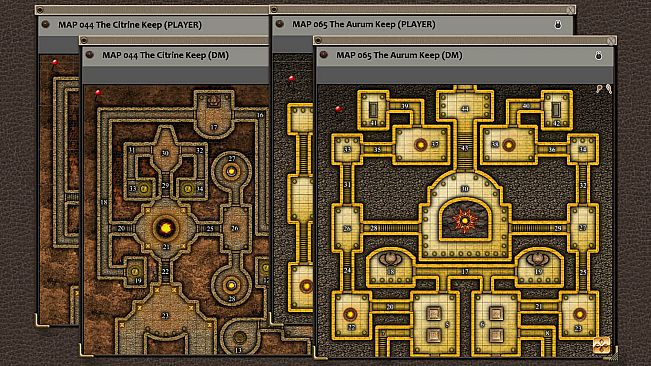 Fantasy Grounds - Paths to Adventure: The Adamant Keeps (Map Pack)