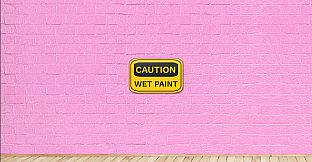 CAUTION WET PAINT