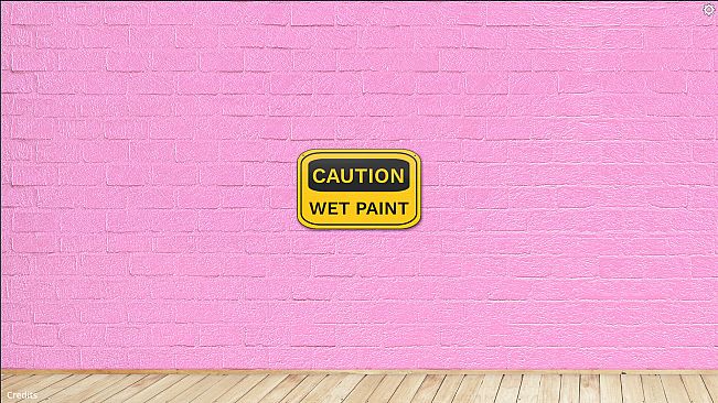CAUTION WET PAINT