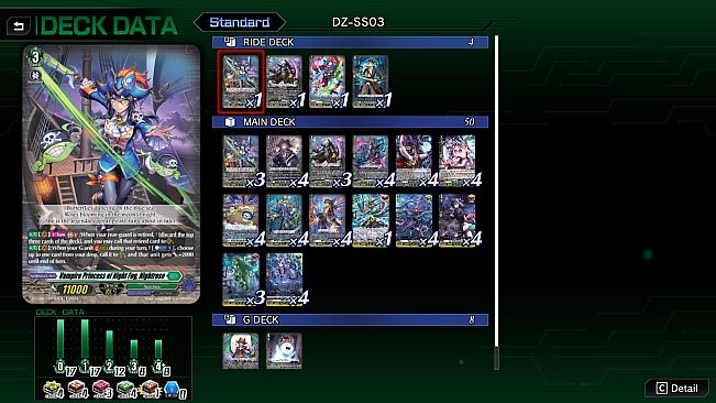 Cardfight!! Vanguard DD 2:Card Unlock Vol.4 【DZ-SS03】 "Stride Deckset Nightrose"