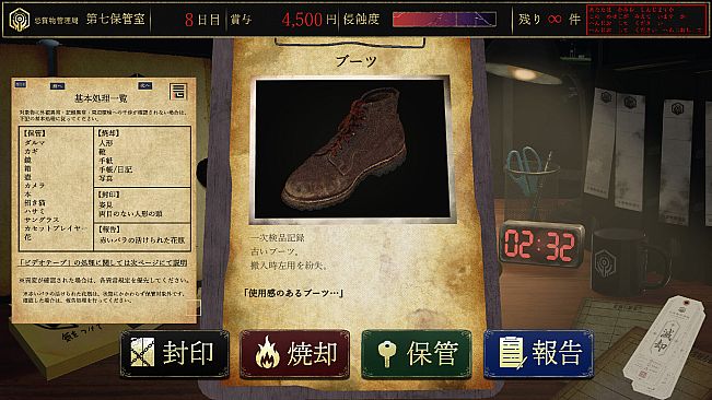 忌質物管理局　第七保管室
