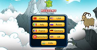 Capitals Quizzer - Regions Mode