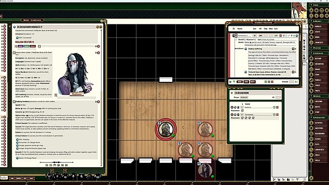 Fantasy Grounds - Pathfinder 2 RPG - Curtain Call Adventure Path - Singer, Stalker, Skinsaw Man (2 of 3)