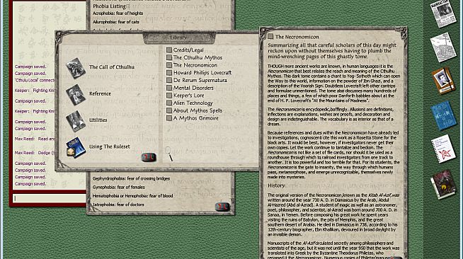 Fantasy Grounds - Call of Cthulhu Ruleset