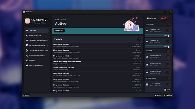 OyasumiVR - VR Sleeping Utilities