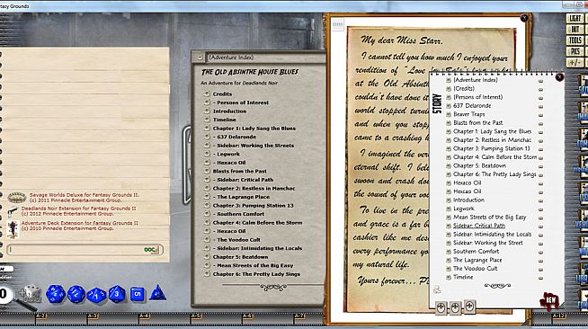Fantasy Grounds - Deadlands Noir - The Old Absinthe House Blues (Adventure)