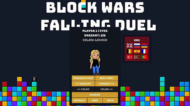Block Wars: Falling Duel