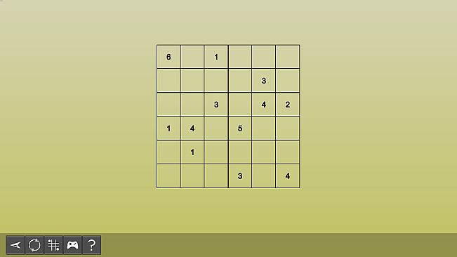 My Sudoku - Classic 6x6 Easy 6