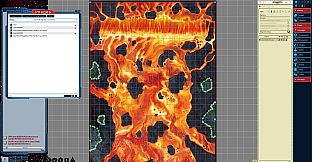 Fantasy Grounds - Starfinder RPG - FlipMat - Lava World