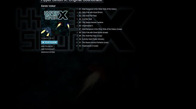 Hyper Simon X: Original Soundtrack