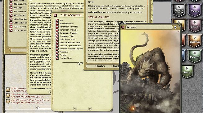 Fantasy Grounds - Mythic Monsters #27: COLOSSAL (PFRPG)