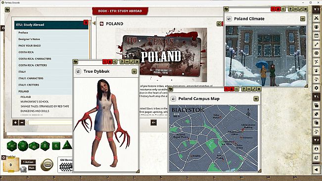 Fantasy Grounds - East Texas University: Study Abroad