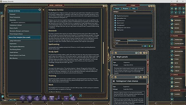 Fantasy Grounds - BIG SWORD: Graves & Groves