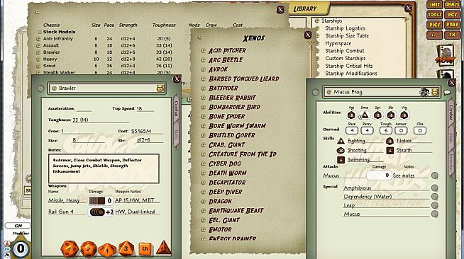Fantasy Grounds - Savage Worlds: Science Fiction Companion
