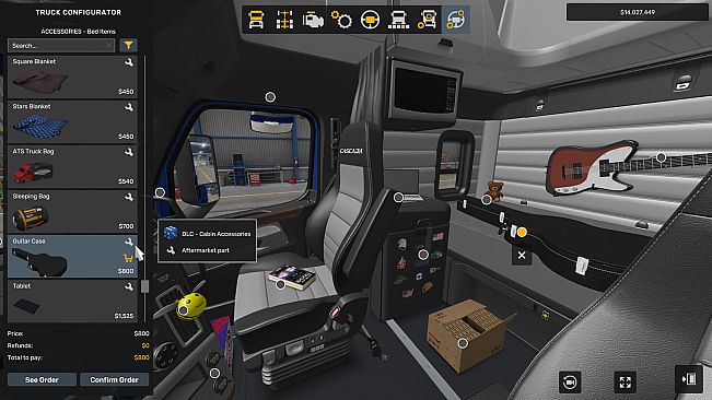 American Truck Simulator - Cabin Accessories