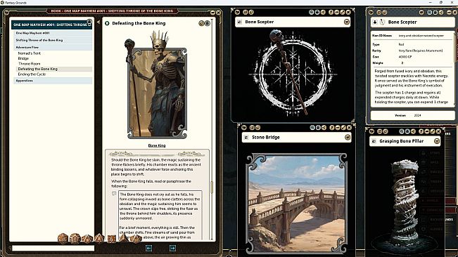 Fantasy Grounds - One Map Mayhem #001 - Shifting Throne of the Bone King