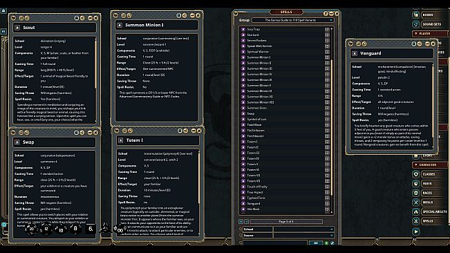 Fantasy Grounds - The Genius Guide to 110 Spell Variants