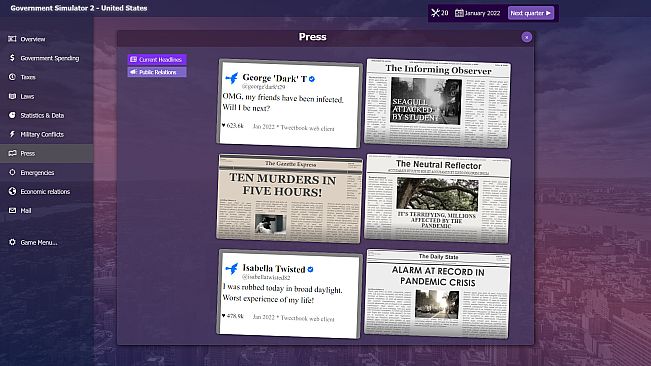 Government Simulator 2