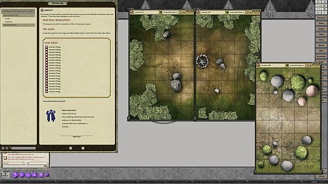 Fantasy Grounds - Pathfinder RPG - GameMastery Map Pack: Campsites