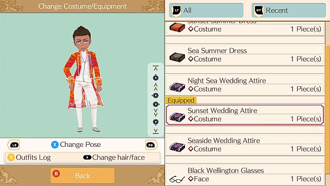 Seaside Wedding Set - WorldNeverland - Daily Life in the Elnea Kingdom