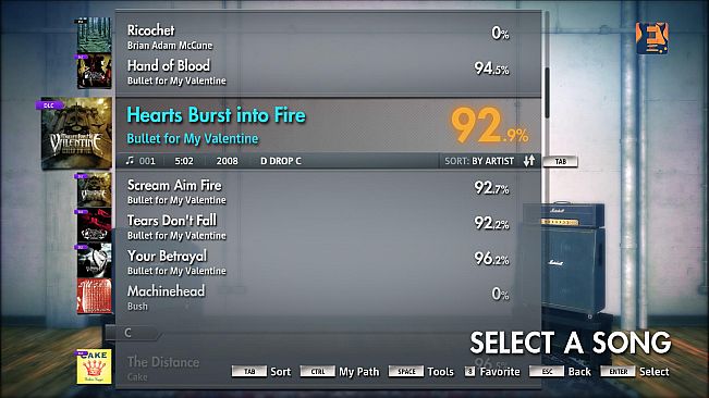 Rocksmith 2014 – Bullet For My Valentine - “Hearts Burst Into Fire”