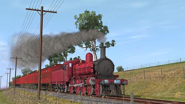 Trainz 2022 DLC - Victorian Railways Type 4 DD Class Pack - Canadian Red