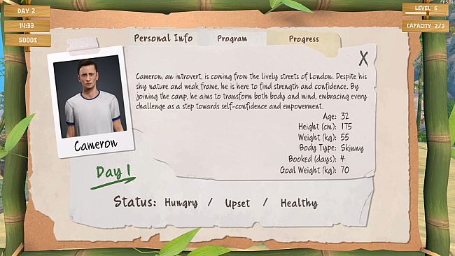 Gym Camp Simulator: Prologue