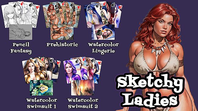AI Solitaire - Sketchy Ladies